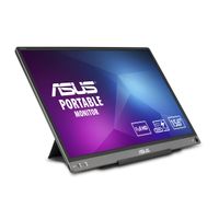 ASUS ZenScreen MB16ACE 15.6" Portable USB Type-C Monitor Full HD (1920 x 1080) IPS Eye Care with Lite Smart Case External Screen for Laptop