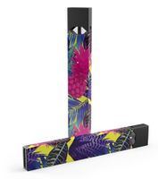 Summer Skin-kit for The Pax JUUL (JuulLabs) Vaping Device (Skin Only) - Hype Fluorescent Summer Pineapple Pattern