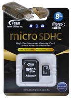 8GB Class 10 MicroSDHC Team High Speed 20MB/Sec Memory Card. Blazing Fast Card For RCA Small Wonder. A free High Speed USB Adapter is included. Comes with.