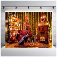 Ferren Portable Print Christmas Style Collapsible Photography Background For Shooting Party Games & Activities