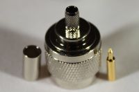 10 N Male Plug Crimp for RG58 RG142 RG400 RFC195 Connectors; US Stock; Fast Ship
