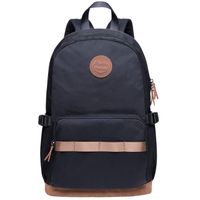 KAUKKO Stylish Oxford Fabric Backpack Travel Rucksack lightweight Hiking Bag Satchel (05-2-black)