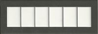 Black 6 Opening Picture Mat Matting for Letter Art, This is for the Mat Only