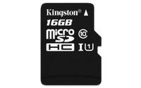 Kingston Digital 16GB Micro SDHC UHS-I Class 10 Industrial Temp Card (SDCIT/16GBSP)