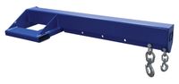 Vestil LM-EBNT-8-30 Steel Non-Telescoping Lift Master Fork Truck Boom, 8,000-lb. Capacity, Overall LxWxH (in.) 38 x 80.375 x 11.5, Overall Extended Length (in.) 80-3/8