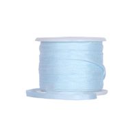 Threadart 100% Pure Silk Ribbon - 2mm Pale Blue - No. 600-3 Sizes - 50 Colors
