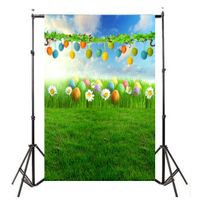 YJYdada Easter Day Theme Vinyl Photography Backdrop Custom Photo Background Props (B)
