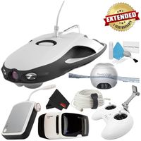 Power Vision PowerRay Wizard Underwater 4K UHD ROV/Drone with ZEISS VR ONE Plus Goggles for Real Time Viewing, Streaming & Recording Underwater World Starter Bundle