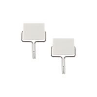 Three By Three Seattle Swinging Hook, White (B01AMPO5XU)