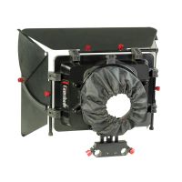 CAMTREE Camshade Professional Wide Angle Matte Box with 15mm Rod Adapter for DSLR Video DV Camcorder Nikon Canon Sony Blackmagic Camera Lenses up to 105mm (MB-CMS)