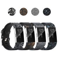 honecumi Colorful Watch Band Replacement for Fitbit Charge 2 Wrist Strap for Men & Women Quick Release Strap Band Compatible with Fitbit Charge 2 Smart Watch-Large Size -Dark Color