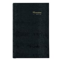 Brownline 2016 Daily Appointment Book, Hard Cover, Black, 10" x 7.875" (C550.BLK-16)
