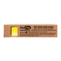 Redi-Tag 20205 Removable Page Flags, Four Assorted Colors, 900 per Color (Pack of 3600)