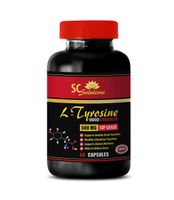 Emotional Healthy - L TYROSINE 500MG - Mood Enhancer - Emotional Support - 1 Bottle (60 Capsules)