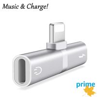 Headphones Adapter for iPhone X/XS/XS MAX/XR/8/8 Plus/7/7 Plus/11 Headset Jack Adaptor Cable Charger Splitters Earphone Dongle Connector Convertor 2 in 1 Accessories,Music & Charger Adapter
