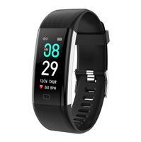 F07Max Color Screen Smart Bracelet All Day Exercise Heart Rate Cycling Sports Smart Bluetooth Bracelet (Black)