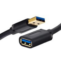 USB 3.0 Extension Cable 10ft, USB 3.0 High Speed Extender Cord Type A Male to A Female for Playstation, Xbox, USB Flash Drive, Hard Drive, Card Reader,Scanner,Printer,Keyboard