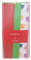 5 Packages Tissue Wrapping Paper Christmas Theme 30 Sheet Per Package