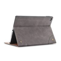 TechCode SM-T835 Galaxy Tab S4 Smart Case, Luxury PU Leather Folio Stand Cover Smart Magnetic Case w/Auto Sleep/Wake Feature Slim Fit for Samsung Galaxy Tab S4 10.5 SM-T830/SM-T835 2018 Tablet, Grey