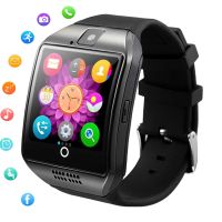 Smart Watch Bluetooth Wrist Watch Touch Screen Unlocked Watch Pedometer Sleep Monitor Fitness Tracker Compatible with Android Phones Samsung Galaxy S10 S9 S8 A5 A6 Note 9 Lg Men Women Boys Kids Black