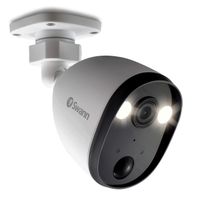 Swann Spotlight Outdoor Security Camera, Weatherproof, Color Night Vision, Heat & Motion Sensing, Spotlights,  2-Way Talk and Siren, SWIFI-SPOTCAM