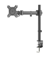 Gibbon Mounts Single Monitor Desk Mount Fit Full Motion VESA 75X75 and 100X100 Monitor, 17.6 lbs Capacity, C-Clamp Base
