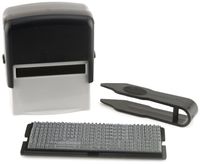 Stamp-Ever DIY Address Stamp, Stamp Impression Size: 3/4 x 2 Inches, Black (6194)