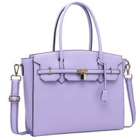 Laptop-Bag,15.6-inch Briefcase-for-Women Multi-compartment Laptop-Tote Functional Computer-Bag Sturdy Laptop-Shoulder-Bag Elegant Work-Bag for Business Office Commute Interview Travel,purple