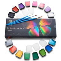 Professional Face Paint Kit for Kids - Non-Toxic & Hypoallergenic - Easy to Apply & Remove - Cosplay Makeup Kit - Body Paint Set