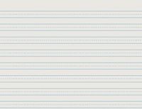 School Smart Skip-A-Line Ruled Writing Paper, 1/2 Inch Ruled Long Way, 11 x 8-1/2 Inches, Pack of 500