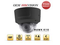 4MP PoE Security IP Camera - Black Case Varifocal Dome,Indoor and Outdoor,Motorzied Lens 2.8-12mm IR Night Vision Compatible with Hikvision Performance Series DS-2CD2745FWD-IZS 3 Year Warranty
