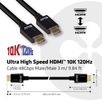 Club 3D mini Displayport to DVI Adapter - Dual-Link - Active DVI-D Adapter for Your Monitor / Display - USB Powered - 2560x1600 , CAC-1130