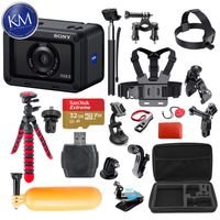 Sony Cyber-Shot DSC-RX0 II Digital Camera with 38-in-1 Action Bundle