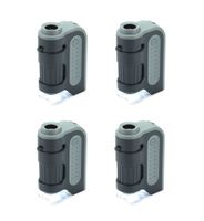 Carson MicroBrite Plus 60x-120x Power LED Lighted Pocket Microscope - Set of 4 (MM-300MU)