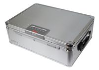 Vaultz VZ01209 Locking Digital Dorm Chest, Secure Valuables, Digital Combination Lock, Back-up Key, Tether, 13.4 x 6.25 x 19 Inches, Silver Aluminum
