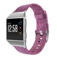 OenFoto Sport Bands Compatible Fitbit Ionic, Adjustable Nylon Wristband Replacement Watch Band Strap Accessory Bracelet for Fitbit Ionic Smart Watch, Large Small