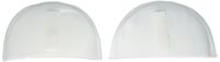 Dritz 53073-9 Shoulder Pads, Covered Set-in, 3/8-Inch, White