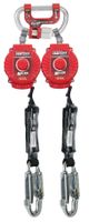 Miller Twin Turbo 6-Foot Fall Protection System with G2 Connector and Steel Locking Snap Hooks (MFLC-3-Z7/6FT)