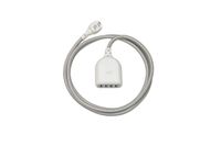 360 Electrical 360623 Habitat4.8 Braided w/ 4.8A 4-Port USB extension cord, 6 ft, Tungsten