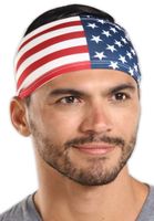 Mens Headband - Running Sweat Head Bands for Sports - Athletic Sweatbands for Workout/Exercise, Tennis & Football - Ultimate Performance Stretch & Moisture Wicking