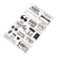 Heidi Swapp 314556 Color Fresh-Acrylic Stamp Set (23 Piece), Multi