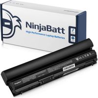 NinjaBatt Laptop Battery for Dell RFJMW Latitude E6320 E6230 E6430S E6330 E6220 K4CP5 J79X4 312-1381 312-1241 312-1446 MHPFK V7M6R FRR0G TPHRG YJNKK 312-1380 451-11980 5X317 9GXD5 - [6 Cells/4400mAh]