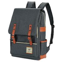 Canvas Backpack - school backpack,Lightweight Laptop Backpack, Vintage Travel Backpack with Laptop Sleeve, School Working Hiking