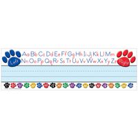 Teacher Created Resources Paw Prints Left/Right Alphabet Name Plates (4040)