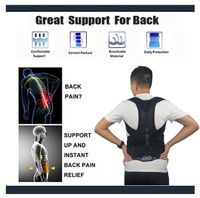 Support for Back Neck Shoulder Upper Back Pain Relief for Cervical Spine - Improves Posture and Provides Lumbar Support for Lower and Upper Back Pain for Men and Women (S)