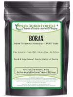 Borax - Pure USP-NF Grade Sodium Borate 10 MOL Mineral Fine Powder 70-200 Mesh, 25 kg (55 lb)