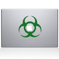 The Decal Guru Toxic MacBook Decal Vinyl Sticker - 13" MacBook Air - Green (1201-MAC-13A-LG)