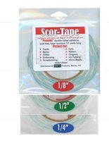 Scor-Tape Bundle 1 each of 1/8', 1/4', 1/2', by 27 Yards (201, 202, 203) Double Sided Adhesive