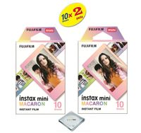 Fujifilm Instax Instant Film 2-Pack(20 Sheets) Value Set for Fujifilm Instax Mini 8 & Mini 9 Cameras - Macaron ...