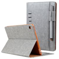 Jennyfly iPad Air 2 Case,PU Leather Full body Protective Cover Auto Sleep Wake Hand Free Stand with Built-in Pencil Holder & Card Slots for 9.7 inch iPad Air/Air 2/Pro 9.7/2017/2018 New iPad -Gray